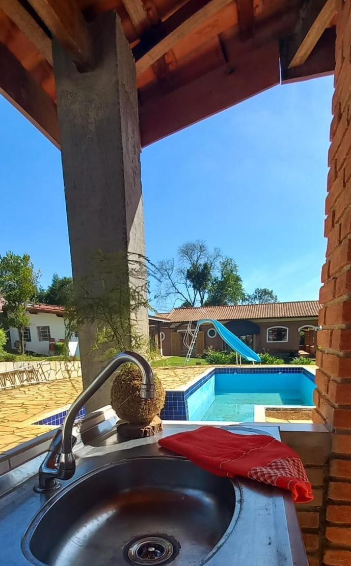 Chacara Maira E Araken Hotel Ibiuna Bagian luar foto